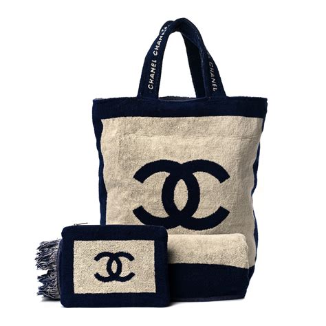 chanel beach towel|Chanel terry beach towel set.